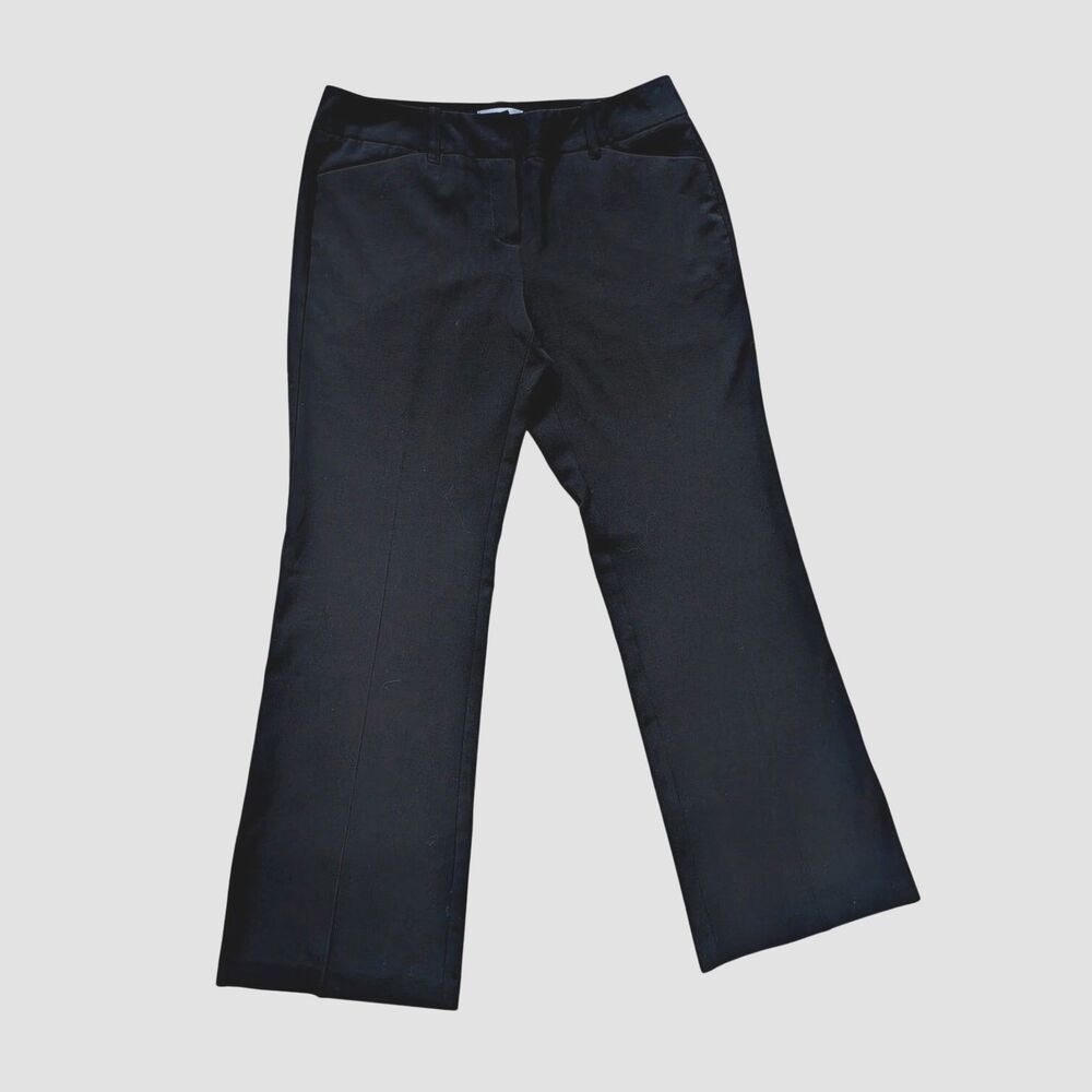 Tahari Black Wide Leg Career Dress Pants 0